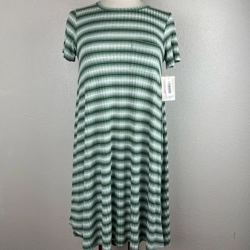 NWT LulaRoe Carly Midi Dress Size XXS